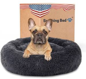 lot 10472 image: Calming Dog Bed for Small Dogs