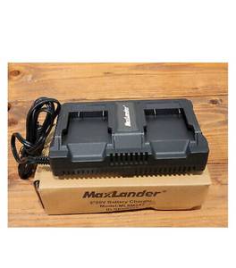 lot 10390 image: Maxlander ML8M240 Double-20V MaxLander Battery Charger Station - plus 20Vbattery