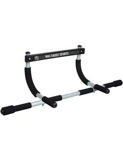 lot 10402 image: Pull Up Bar for Doorway - fitness Chin Up Bar Doorway - Home pullup bar no screws - door pull up bar no screws doorway.