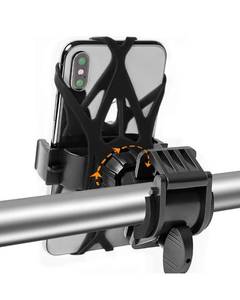 lot 10411 image: Cell Phone Holder for Bicycle, Bike Phone Mount Cell Phone Holder for Bike Handlebars, Motorcycle Phone Mount Motorcycle Holder