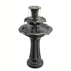 lot 10494 image: Peaktop - Outdoor Lily Tier Fountain