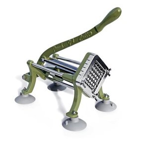 lot 10512 image: New Star Foodservice 42313 Commercial Grade French Fry Cutter with Suction Feet, 12-Inch