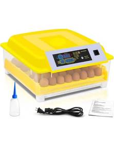 lot 10522 image: Sailnovo Egg Incubator, 48 Eggs Fully Automatic Poultry Hatcher Machine with Temperature Control and Auto Turning, Big General Digital Incubators Breeder for Hatching Chicken Duck Goose Birds