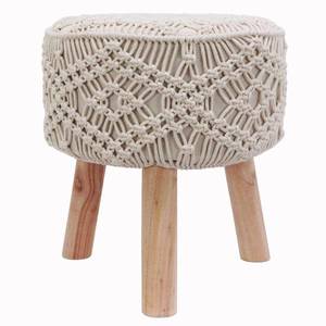 lot 10543 image: Nirobi Crocheted Stool. Retails $149
