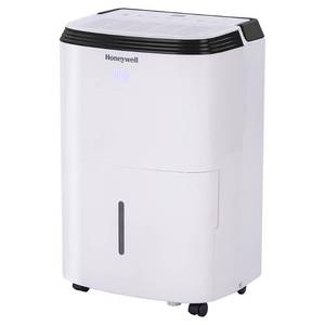 lot 10553 image: Honeywell Energy Star 50-Pint Dehumidifier with Built-In Vertical Pump. Retails $349