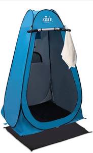 lot 10564 image: Pop-up Privacy Tent with A Gift Removable Pad, UPF50 Portable Outdoor Sun Shelter Privacy Shelters Room Pop Up Shower Changing Toilet Tent with Carry Bag