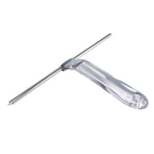 lot 8870 image: Bath Bliss Stainless Steel Squeegee with Acrylic Handle Bedding