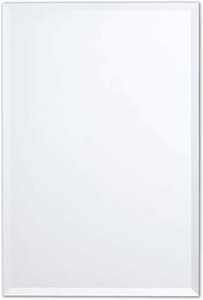 lot 8935 image: Better Bevel 24 x 36 Frameless Rectangle Mirror  1 Beveled Edge  Bathroom Wall Mirror