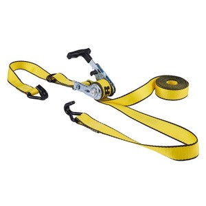 lot 8948 image: Keeper 1.25 in. x 14 ft. Side Loading Ratchet (2-Pack), Yellow