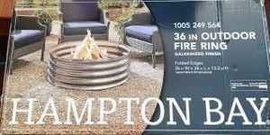 lot 8964 image: Hampton Bay Fire Ring 36 inch