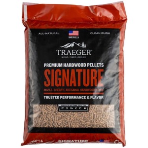 lot 8975 image: Traeger Grills - Premium Hardwood Pellets - Signature - Brown