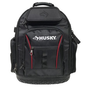 lot 8993 image: Husky 16 in. Pro Tool Backpack, Black