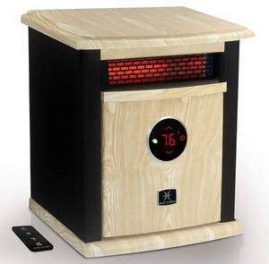 lot 100906 image: Heat Storm HS-1500-ILODB Cabinet Heater, Black