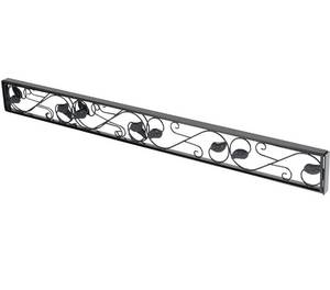 lot 100933 image: U.S. Patrol JB8095 Black Door Keep Closed for Maximum Lock Ideal Stopper. Sliding Glass Window Security Bar. Adjustable Size