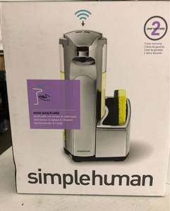 lot 100944 image: Simple Human 13fl oz sensor pump and caddy