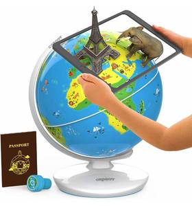 lot 101135 image: PlayShifu - Orboot Earth (App Based) - Educational AR Globe with 400 Wonders  STEM Toy Gift For Kids 4-10 Years  Works with iPads, iPhones, Android tabletsphones (No Borders, No Names On Globe)