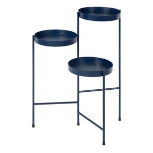 lot 22118 image: Kate and Laurel Finn Metal Tri-Level Plant Stand - 16x21x30