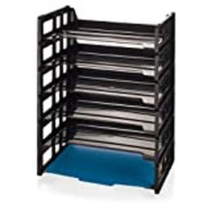 lot 22140 image: Officemate Side Load Letter Tray, Black, 6 Pack (21062)