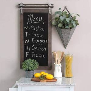 lot 22153 image: Stratton Home Decor Farmhouse Chalkboard Wall Decor