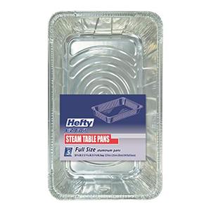 lot 22163 image: EZ Foil Disposable Steam Table Pans, Full-Size, 10 Count