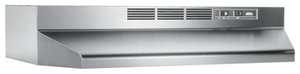 lot 40188 image: Broan - 30 Recirculating Range Hood - Stainless steel