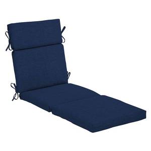 lot 40203 image: Matches Lot 40204, Arden Selections Leala Texture Outdoor Chaise Lounge Cushion- 77 in L x 22 in W x 3.5 in H - Sapphire Leala Texture