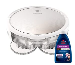 lot 40206 image: Bissell SpinWave Pet Robot, 2-in-1 Wet Mop and Dry Robot Vacuum, WiFi Connected with Structured Navigation, 3347