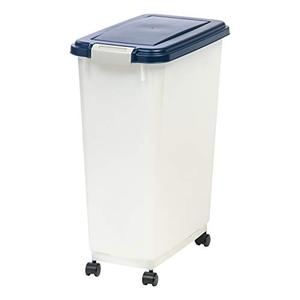 lot 40268 image: IRIS 47 quart Airtight Pet Food Container, NavyPearl