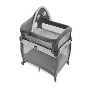 lot 40270 image: Graco My View 4 in 1 Bassinet  Infant to Toddler Bassinet with 4 Stages, Derby , 23.19x33.5x32.25 Inch (Pack of 1)