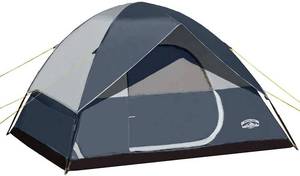 lot 22136 image: Pacific Pass Camping Tent 6 Person Family Dome Tent with Removable Rain Fly, Easy Setup for Camp Backpacking Hiking Outdoor