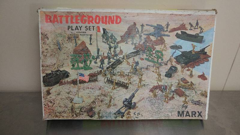 lot 57 image: Marx Vintage Battleground Playset 4756
