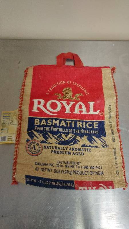 lot 59 image: Royal Basmati Rice Handbag