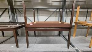 lot 38002 image: (2) Wooden Rectangular Tables