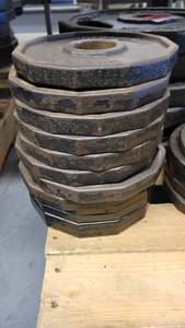 lot 38173 image: (13) Iron Grip 5lb Weights