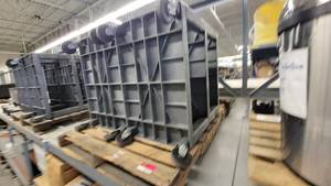 lot 38220 image: (2) Three Tier Rolling Carts