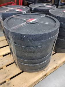 lot 38259 image: (10) 10lb Hi Tech Plastic Weight Plates