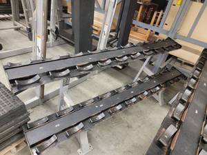 lot 38294 image: Hammer Strength Dumbell Weight Rack Holds 10 Pairs