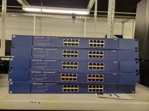 lot 38342 image: Lot of 5 Netgear Switchboards