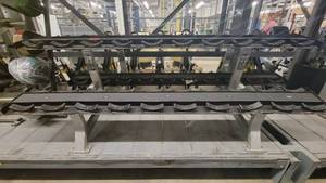 lot 38978 image: 90in Hammer Strength Dumbell Rack