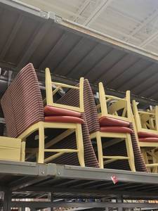 lot 39013 image: Lot of 4 Bench Style Dining Chairs