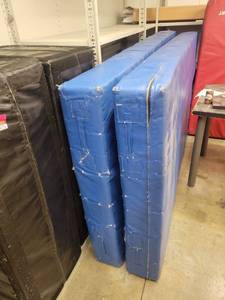 lot 39027 image: 93 x 4ft Blue Tumbling Mats (2 Total )