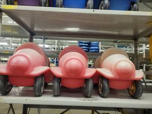 lot 39034 image: Lot of 3 Red Wesco Toys ( All Red)