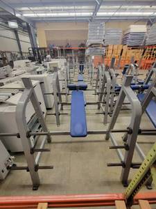 lot 39186 image: Nautalis Decline Bench Press with Weight Tree