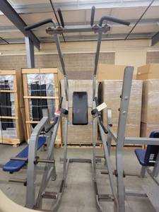 lot 39207 image: Hammer Strength Chip Up and Leg Lift Rack
