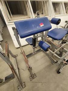 lot 39222 image: Seated Arm Curl Rack