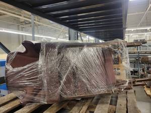 lot 38539 image: Lot of 6 Gaset Pink High Back Banquet Chairs