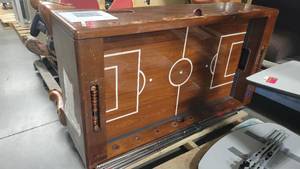 lot 38555 image: Wooden Fuse Ball Table