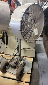 lot 38563 image: EZ Cool Industrial Fan on Wheel W Dayton Motor