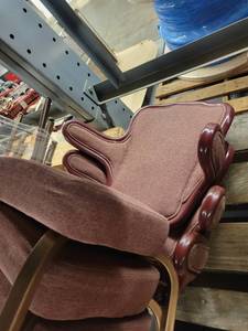 lot 38607 image: (6) Gasser Pink Highback Banquet Chairs