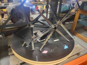 lot 38668 image: Lot of (3) 6ft Round Tables